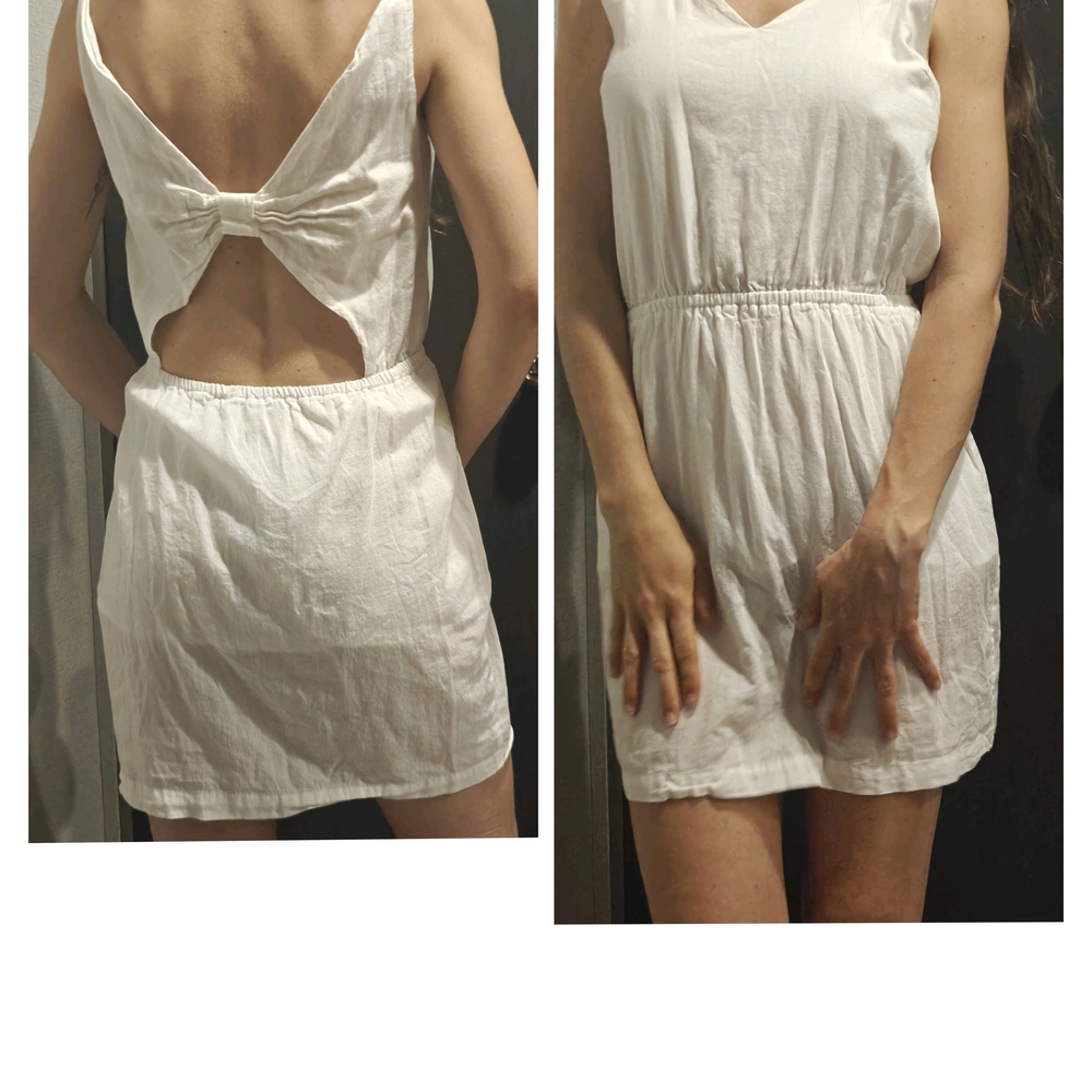 White Sleeveless Dress